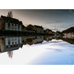 Dinan - Reflet du port